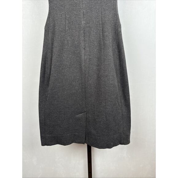 MM LaFleur Lydia Dress Women's Size 8 Charcoal Gray Sophisticated Minimalist - Picture 8 of 10